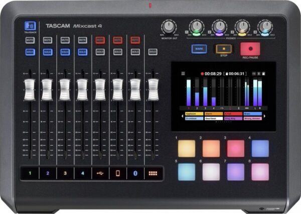Tascam Mixcast 4 | mit Originalverpackung. Ladegerät  | Zustand: Sehr Gut