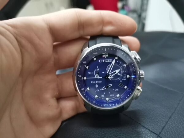 Citizen Bluetooth Ecodrive Edelstahl Uhr GN-4W-S W770MV-01 | Ohne Verpackung | Zustand: Gut