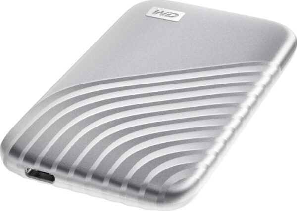 Western Digital WD My Passport SSD, silber, 1TB, USB-C 3.1 | mit Originalverpackung | Zustand: Gut – Bild 3