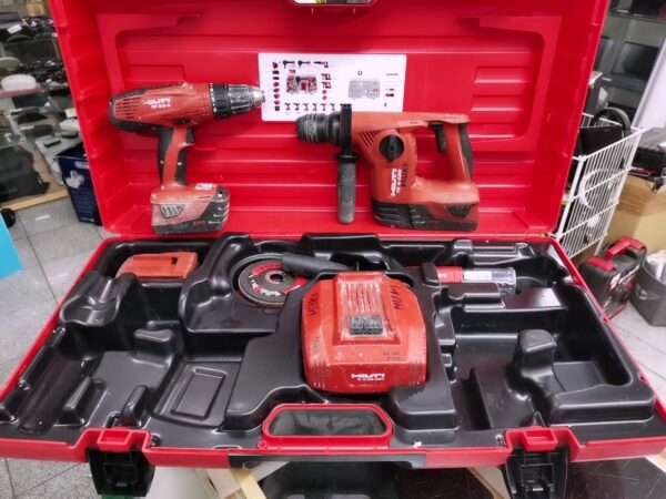 Hilti-TE4-A22 LI-Ion Akku-Bohrhammer Set  | Koffer | Zustand: Sehr Gut – Bild 2