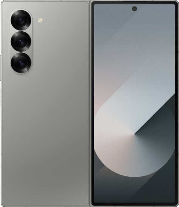 Samsung Galaxy Z Fold6 256GB | mit Originalverpackung  kraze Auf Display | SimLock: Frei | Zustand: Gut | Farbe: grau – Bild 2