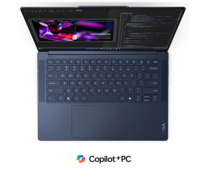 Lenovo Yoga Slim 7 14q8x9, Cosmic Blue, Snapdragon X Elite X1e-78-100 | 16GB RAM | 1TB SSD | DE Windows 11 Home  | Zustand: Wie Neu
