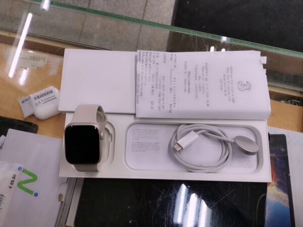Apple Watch Series 9 (GPS + Cellular) 41mm Aluminium Polarstern mit Sportarmband S/M Polarstern | mit Originalverpackung | mit org. Rechnung vom 25.07.2024 | Zustand: Wie Neu – Bild 5