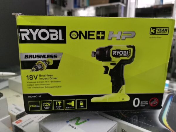 Ryobi Akku-schlagschrauber 'rid18c1-0 18 V One+ Hp Brushless | mit Originalverpackung solo  | Zustand: Neu – Bild 2
