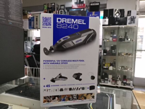 Dremel 8240 Series Akku-geradschleifer Inkl. Tasche + Akku 2.0ah + Zubehör (8240-3/45) | mit Originalverpackung  | Zustand: Neu – Bild 2