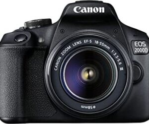 Canon EOS 2000D mit Objektiv EF-S 18-55mm 3.5-5.6 III | mit Akku und Ladegerät | Zustand: Sehr Gut