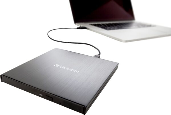 Verbatim Ultra HD 4K External Blu-ray Writer SlimLine, USB-C 3.0 | mit Originalverpackung | Zustand: Neu – Bild 2
