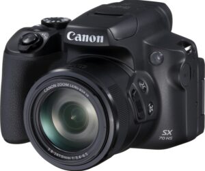 Canon PowerShot SX70 HS schwarz | ohne Ladegerät | Zustand: Wie Neu