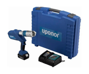Uponor Up110 Akkupressmaschine | Koffer + 4xPressbacken |  Akku + Ladegerät | Zustand: Sehr Gut