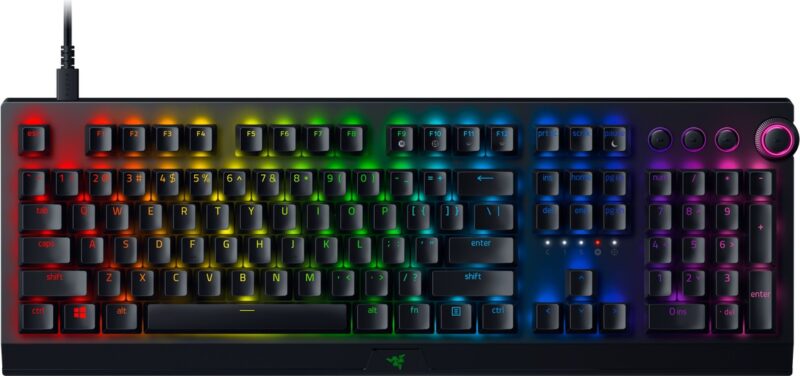 Razer BlackWidow V3 Pro, Razer GREEN, USB/Bluetooth, DE | Mit Verpackung  |  USB Kabel  |  fehlt Handballenauflage | Zustand: Gut