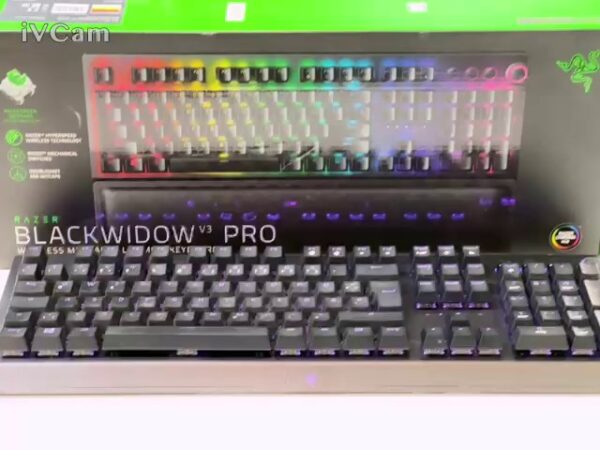 Razer BlackWidow V3 Pro, Razer GREEN, USB/Bluetooth, DE | Mit Verpackung  |  USB Kabel  |  fehlt Handballenauflage | Zustand: Gut – Bild 3