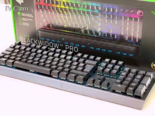Razer BlackWidow V3 Pro, Razer GREEN, USB/Bluetooth, DE | Mit Verpackung  |  USB Kabel  |  fehlt Handballenauflage | Zustand: Gut – Bild 4