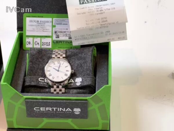 Certina Ds Podium Powermatic 80 | Mit Verpackung  |  Certifikat  |  Ersatzglieder | Zustand: Wie Neu – Bild 2