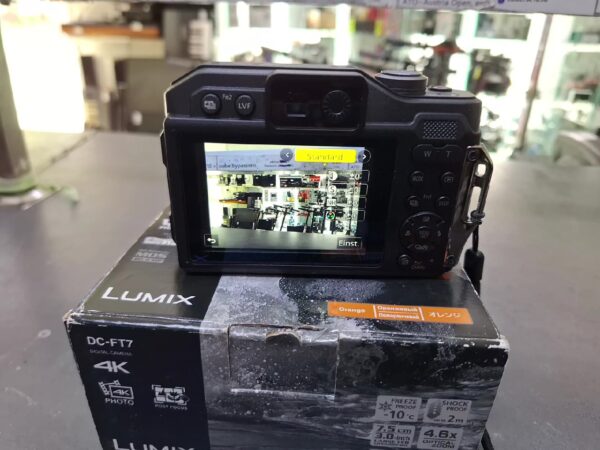 Panasonic DC-FT7EG-D orange |  mit Originalverpackung Kompaktkamera | Zustand: Sehr Gut – Bild 4