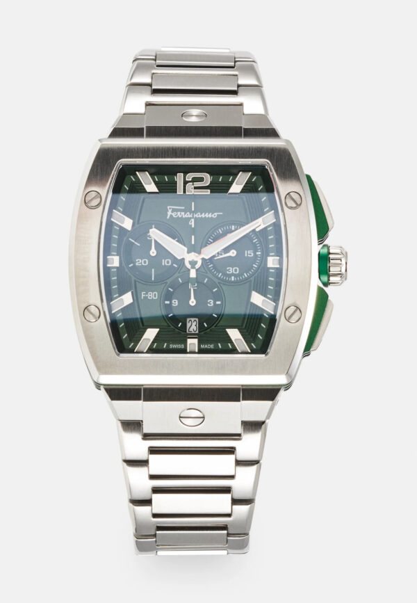 Salvatore Ferragamo Ferragamo F-80 Tonneau Chrono | mit Originalverpackung | Zustand: Neu