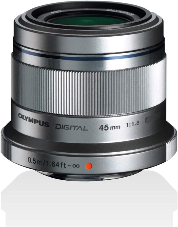 Olympus M.zuiko Digital 45mm 1.8 Silber  | für E-Serie mit Originalverpackung | Zustand: Gut