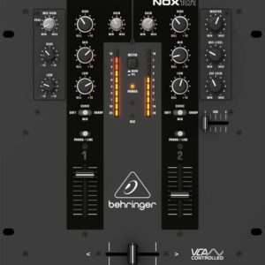 Behringer Pro Mixer Nox101  | Premium 2-Kanal DJ-Mixer mit voller VCA-Steuerung und Ultraglide Crossfader | mit Adapter | Zustand: Sehr Gut