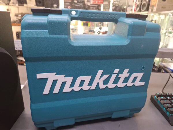 Makita Hp1631 schlagbohrmaschine | Koffer mit Bohr | Bit set | Bohrfutter hat Spuren |ohne Handgriff | Zustand: Sehr Gut – Bild 3