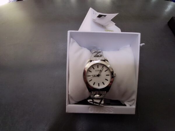 Guess Analog Gw0546l1  | (Silberfarben | Silberfarben | Weiß)mit Originalverpackung | Zustand: Wie Neu – Bild 2