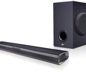 Lg SJ2 Soundbar 2.1 | mit Fernbedienung | 160W | kabelloser Subwoofer | Bluetooth | Zustand: Sehr Gut