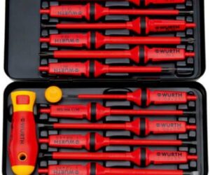 Würth Zebra Vde-schraubendreher-satz 14-teilig Elektronik Feinmechanik 061390014 | Koffer | ohne gelben Teil | Zustand: Gut