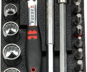 Würth 1/4 Zoll Mini Steckschlüssel Set 23tlg Knarre Ratschenkasten Satz 09651123 | Zustand: Sehr Gut