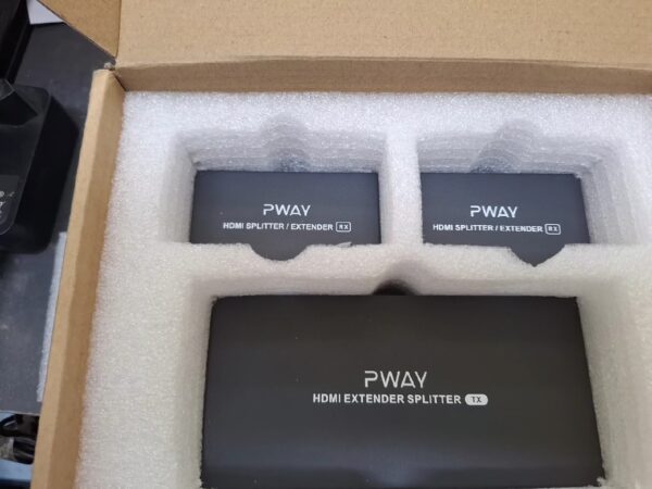 PWAYTEK HDMI-Verlängerungs-Splitter, 1 x 2, 1080p | Zustand: Neu – Bild 2