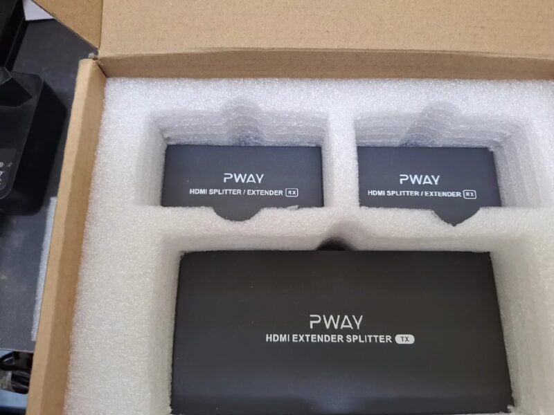 PWAYTEK HDMI-Verlängerungs-Splitter, 1 x 2, 1080p | Zustand: Neu – Bild 2
