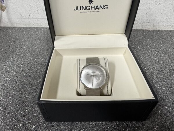 Junghans Meister Fein Automatic 27415344 | 27 | 4153.44 |  mit Originalverpackung | Rechnung  | Zustand: Wie Neu – Bild 2