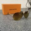 Louis Vuitton Z0896e Brille  | Goldtone Metal Oversized Drive Sunglasses | mit Originalverpackung | Zustand: Sehr Gut – Bild 3