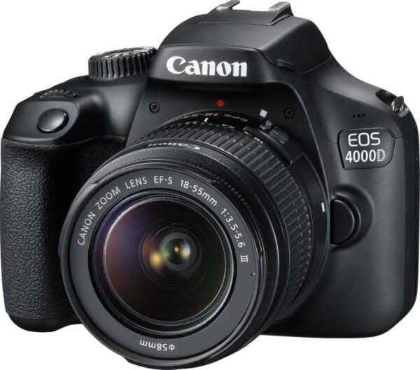 Canon Eos 4000d  | +Canon EFS 18-55mm  | 2xAKKU | 1xLadegerät  | Zustand: Sehr Gut