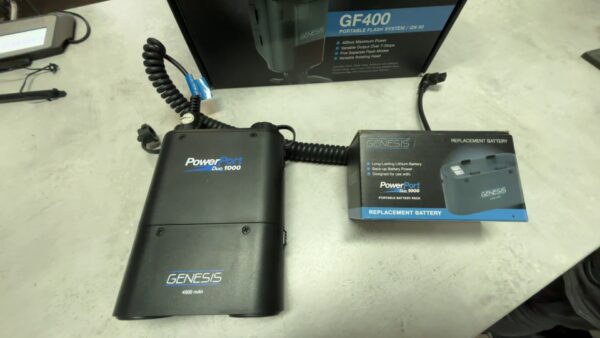 Powerport Duo 100  | + Genesis Gf400 +Extra AKKU  | Zustand: Sehr Gut – Bild 2