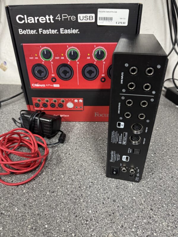 Focusrite Clarte 4 Pro Usb  | mit Originalverpackung | Zustand: Sehr Gut – Bild 2
