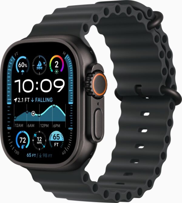 Apple Watch Ultra 2  |  | mit org. Rechnung vom 10.02.2025 | schwarz mit Ocean Armband | Zustand: Wie Neu