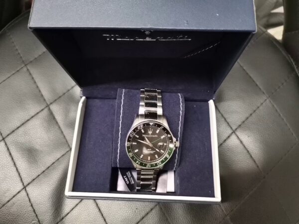 Maserati GMT Automatic Uhr  | mit Originalverpackung | Zustand: Neu – Bild 2