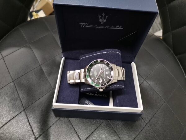 Maserati GMT Automatic Uhr  | mit Originalverpackung | Zustand: Neu – Bild 3