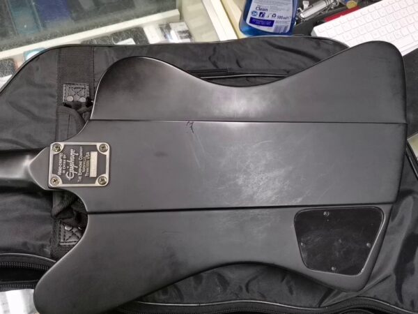Epiphone Gothic Thunderbird IV Bassgitarre USA  | Schwarze Tasche  | Zustand: In Ordnung – Bild 6
