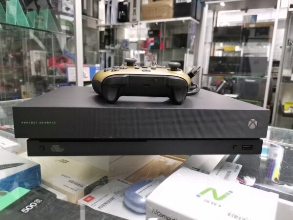 Xbox One X 1TB | Zustand: Sehr Gut | Farbe: schwarz – Bild 3
