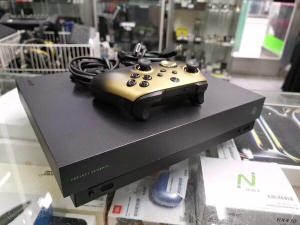 Xbox One X 1TB | Zustand: Sehr Gut | Farbe: schwarz – Bild 4