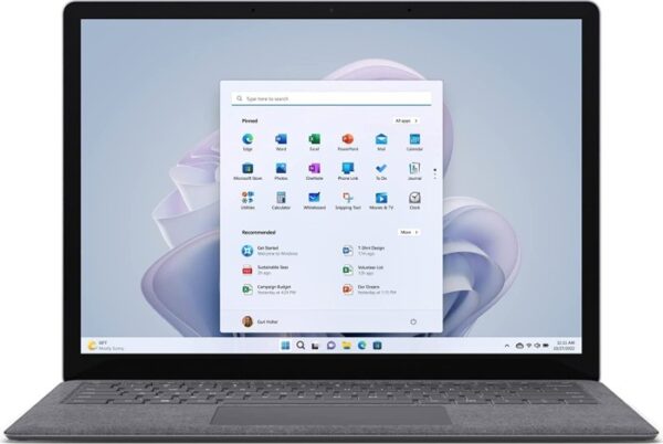 Microsoft Surface Laptop 5 13.5", Platin, Core I5-1235u,  | 8gb Ram | 512gb Ssd | De Mit Ladegerät Tauchscreen  | Zustand: Sehr Gut