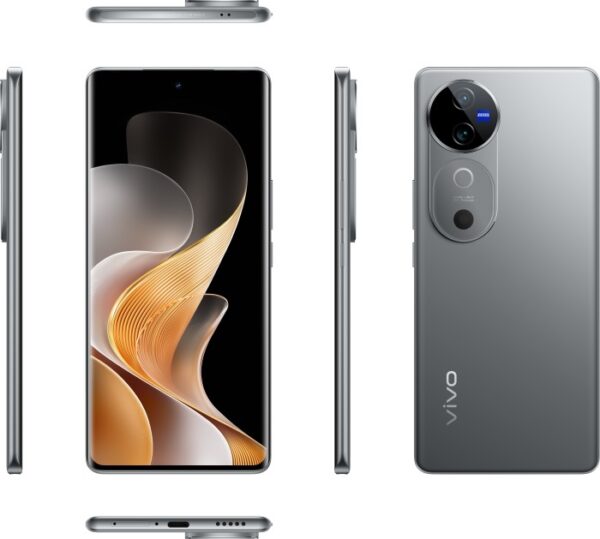 Vivo V40 5G 256GB Stellar Silver | mit Originalverpackung | SimLock: Frei | Zustand: Wie Neu | Farbe: schwarz – Bild 2