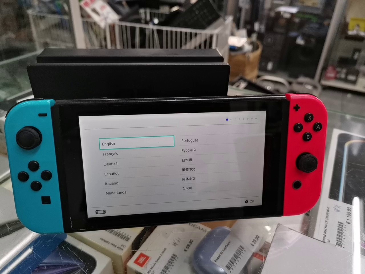 Nintendo Switch | Mit Dockingstation | Ladegerät | Zustand: Sehr Gut | Farbe: schwarz – Bild 5
