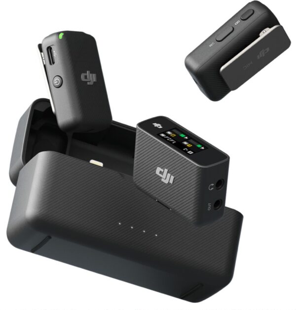 Dji Mic, 2 Sender + 1 Empfänger + Ladeschale | mit Originalverpackung | Zustand: Sehr Gut