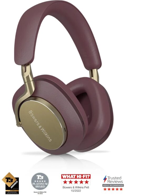 Bowers & Wilkins Px8 Royal Burgundy | Hülle rot | Zustand: Sehr Gut – Bild 2