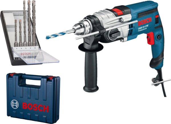 Bosch Professional Gsb 19-2 Re Elektro-schlagbohrmaschine Inkl. Koffer | Koffer | Zustand: Wie Neu