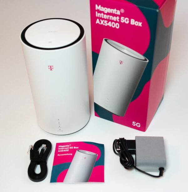 Magenta 5g Box Ax5400 | mit Originalverpackung  |  für alle Karten offen | Zustand: Sehr Gut