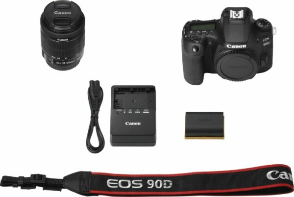 Canon Eos 90d Mit Objektiv Ef-s 18-55mm | mit Originalverpackung | Zustand: Sehr Gut