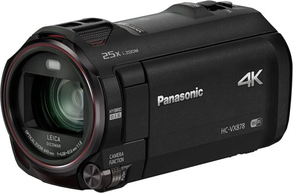 Panasonic HC-VX878 Leica Camcorder 4K Video | Mit Verpackung  |  Ladegerät  |  Beschreibung | Zustand: Gut