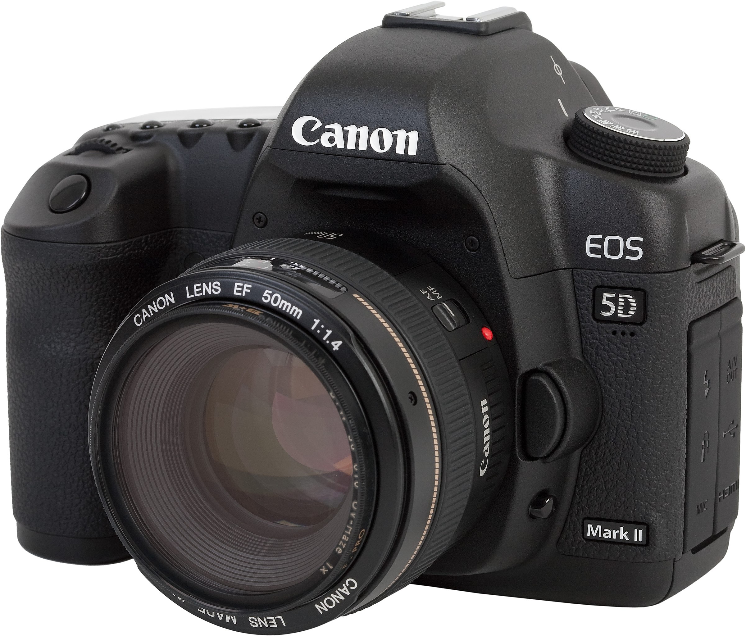 Canon EOS 5D Mark II mit EF 50mm 1:1.4 | Mit Ladegerät | Batteriegriff | Zustand: Gut
