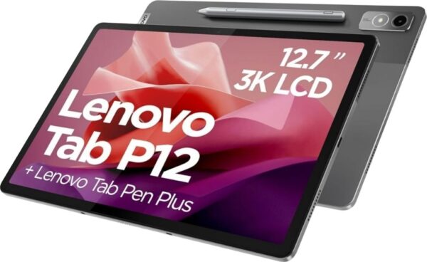 Lenovo Tab P12 128GB Wifi  | Verpackung ist beschädigt  |  Stift 
 | Zustand: Gut | Farbe: schwarz